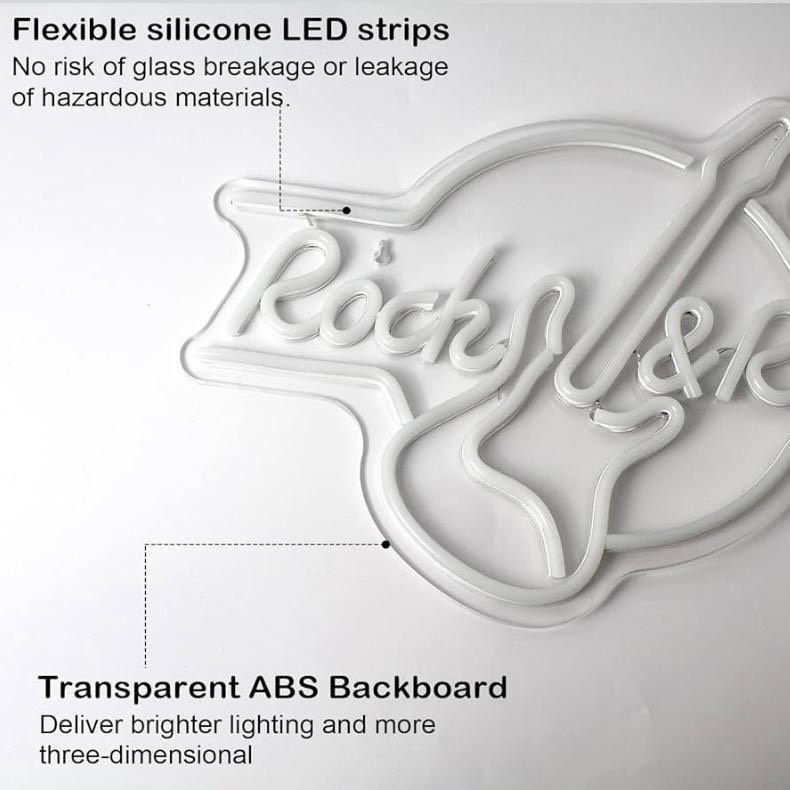 LED Neon Schild Rock & Roll