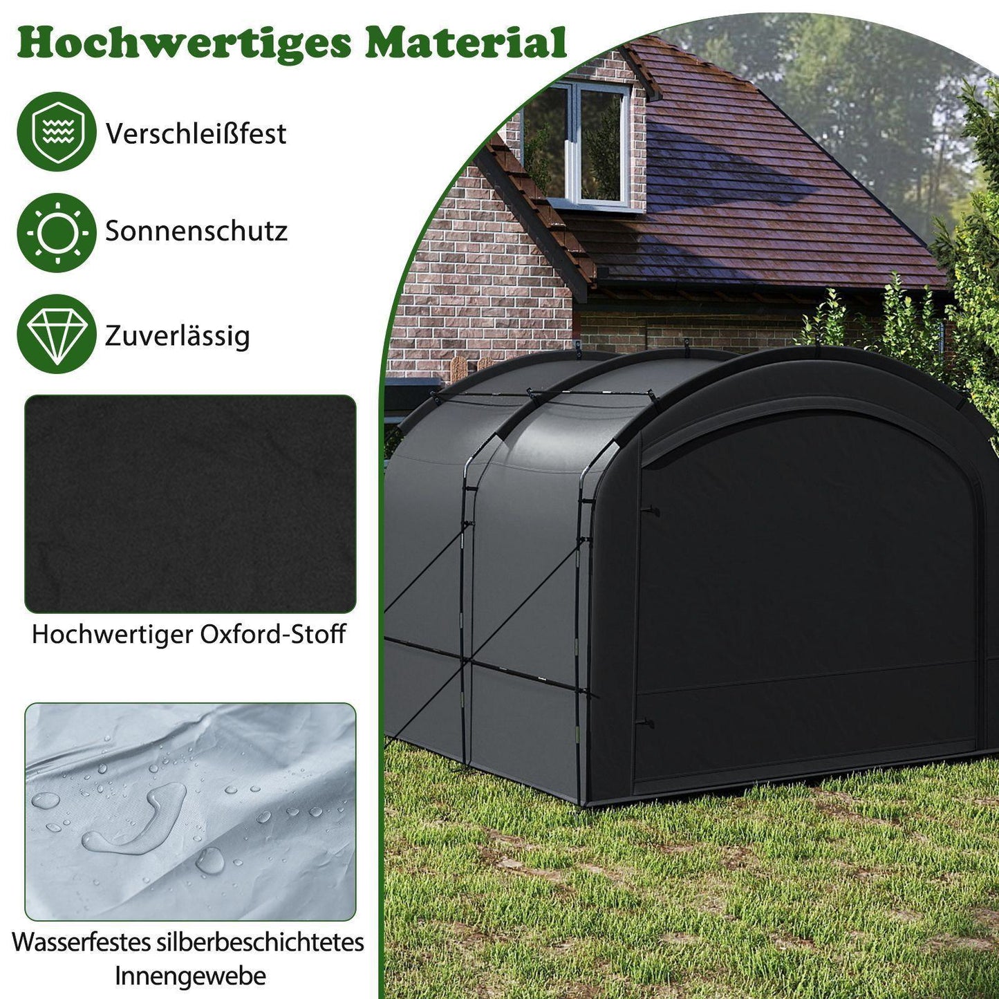 Fahrradgarage Zelt 8 Fahrräder