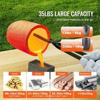 Propan 16kg Schmelzofen Set Metall Gießofen