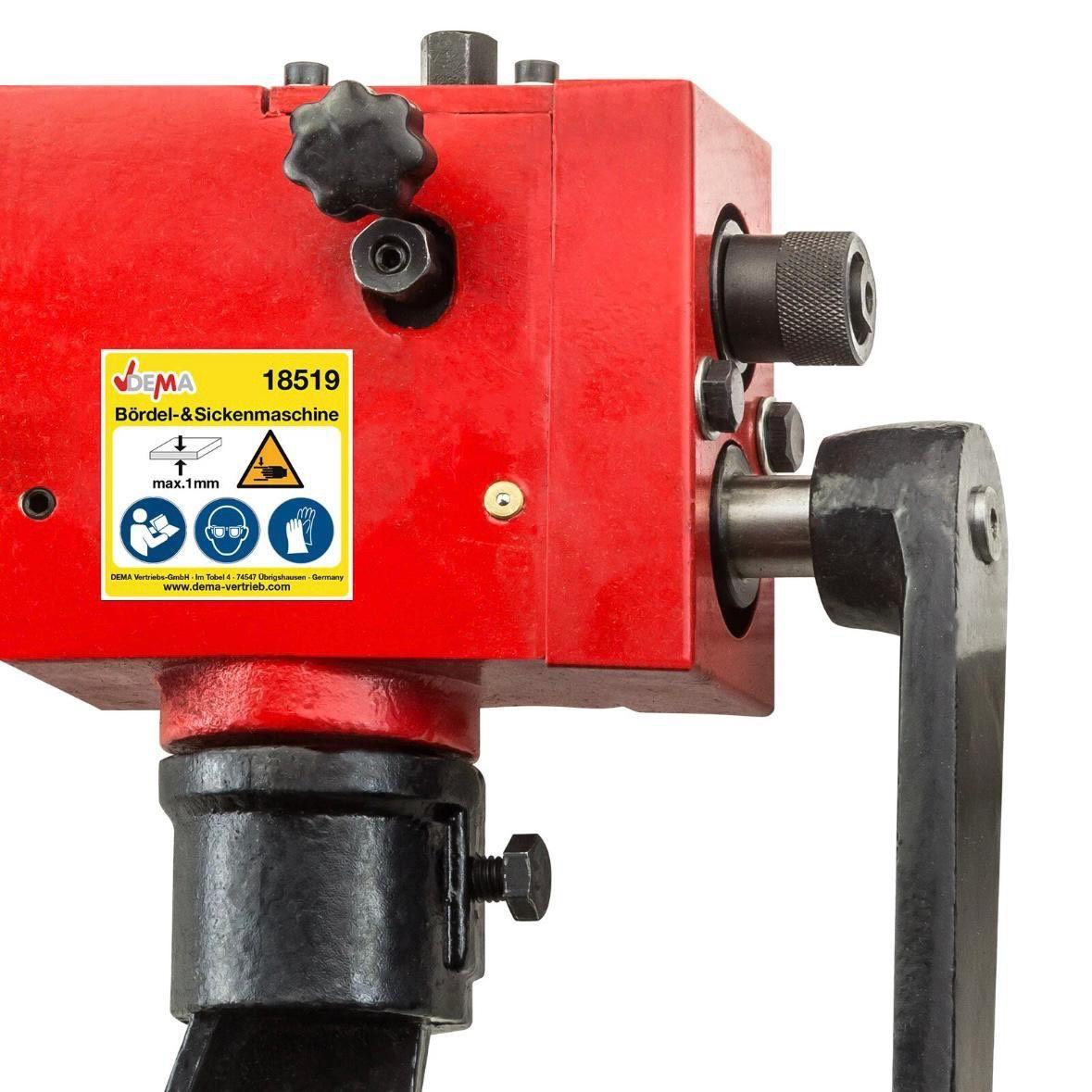 Bördelmaschine Sickenmaschine 2in1 Blech