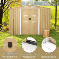 Gartenschuppen Gerätehaus 7m³ Schuppen Geräteschrank