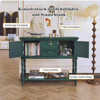 Antiker Konsolentisch Retro Grün