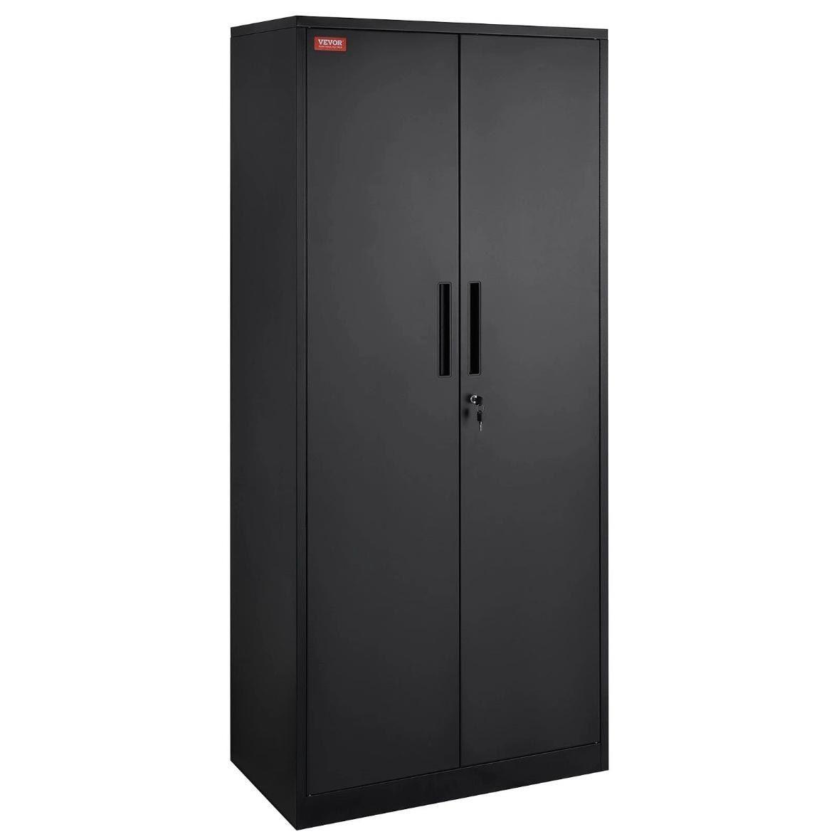 Metall Aktenschrank abschließbar 5 Ebenen Büro bis 450kg