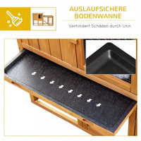 Kaninchenstall Kleintierstall Holz mit Auslauf