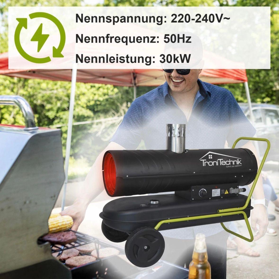 Diesel-Heizkanone 30kW leistungsstark für große Räume