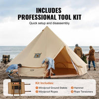 Glockenzelt im Jurten-Stil 3×2m Camping und Outdoor