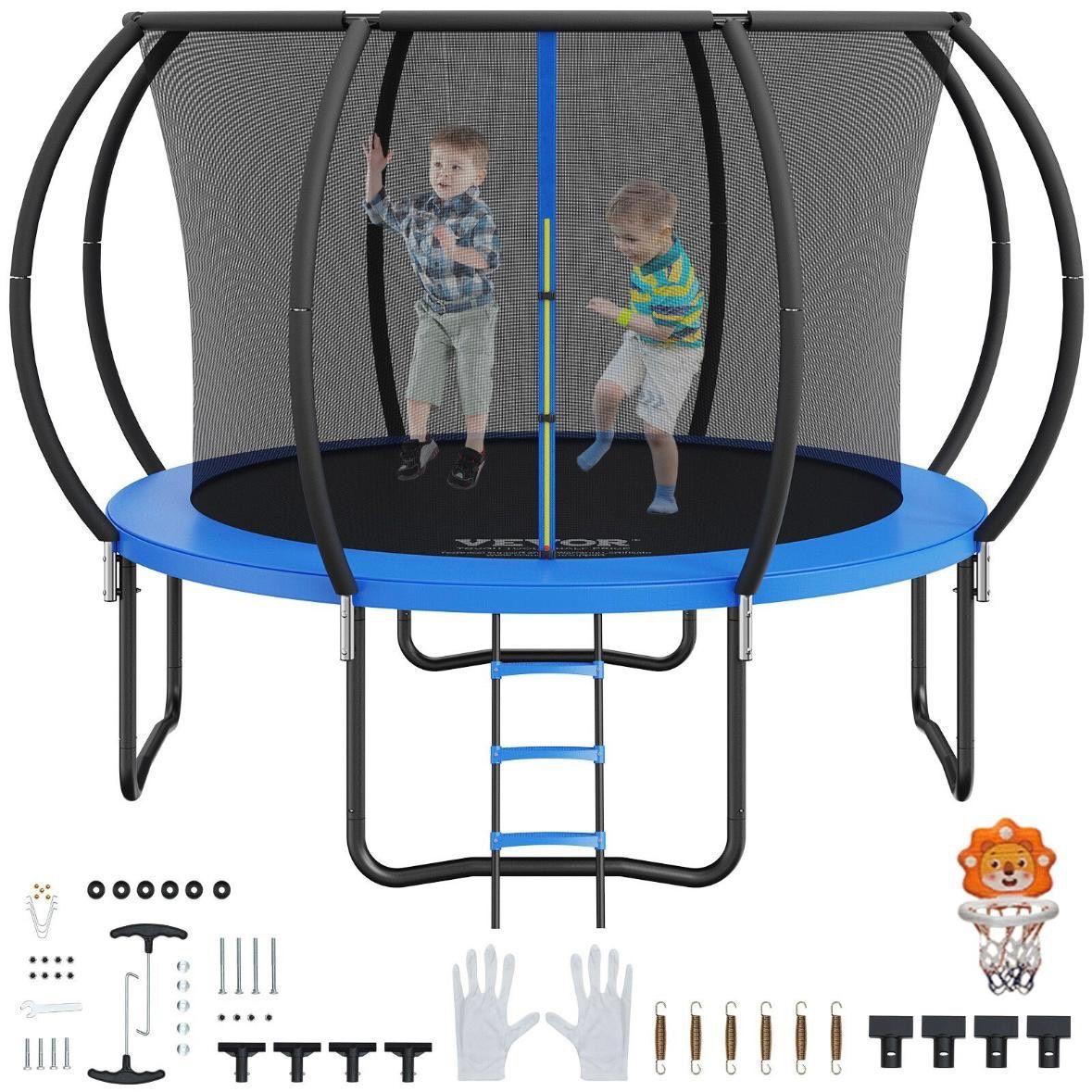 Gartentrampolin mit Sicherheitsnetz belastbar bis 150 kg