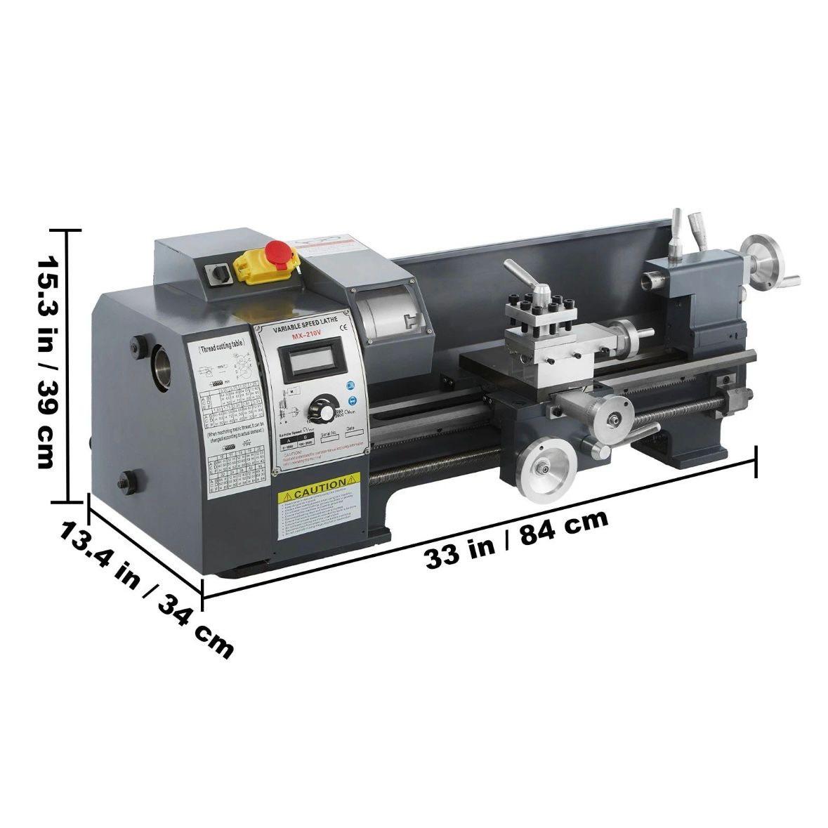 Metall Drehbank 1100W 210x400