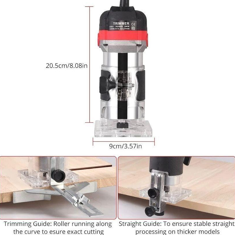 Kantenfräse 800W Holzfräse