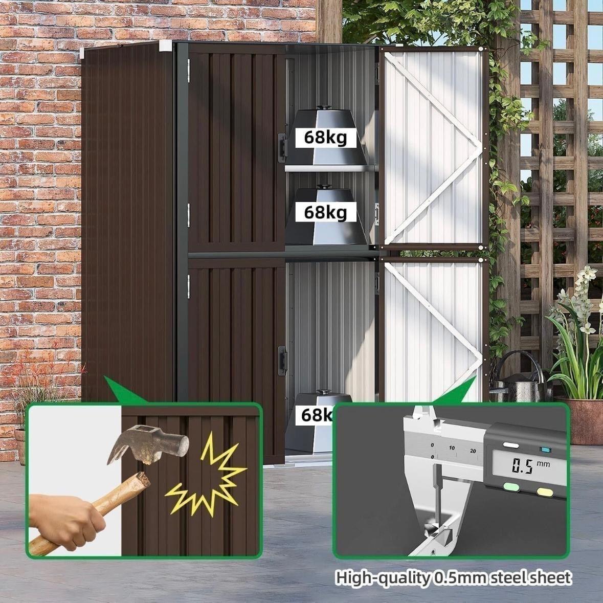 Gartenschrank Geräteschrank Werkzeugschrank Metallschrank