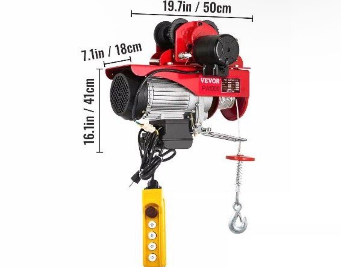 Elektrischer Hebezug PA1000 mit Laufkatze 1000kg 1800W