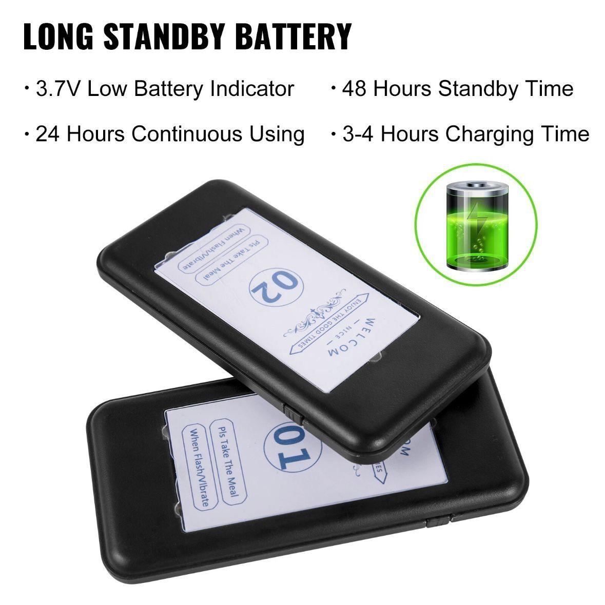 16x Drahtloses Pager-System Restaurant Funkrufanlage