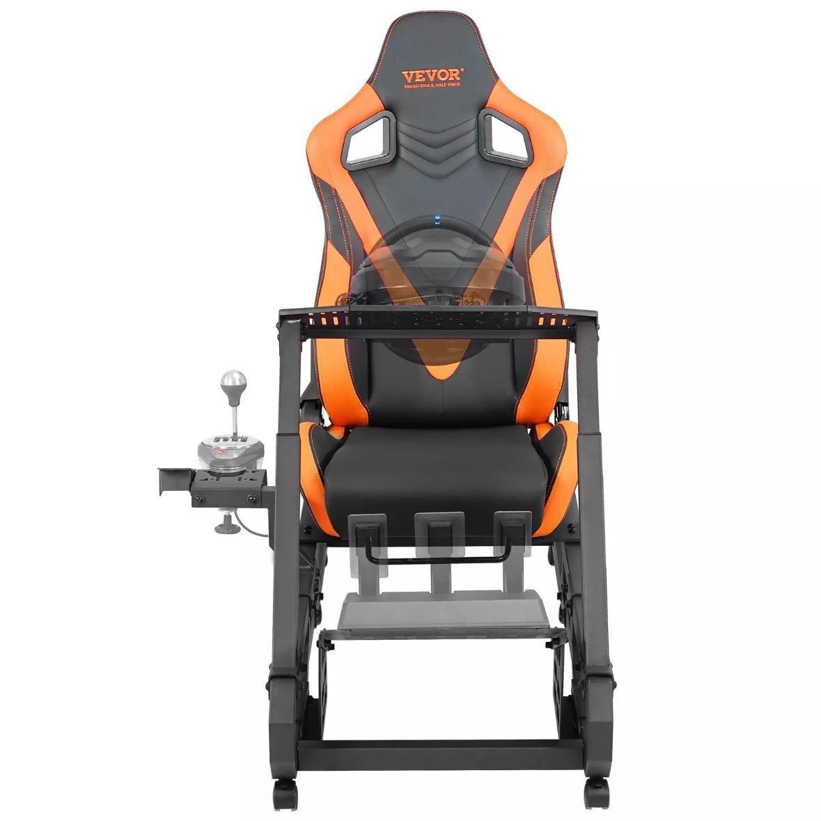 Racing Simulator Cockpit mit Sitz Lenkradständer verstellbar