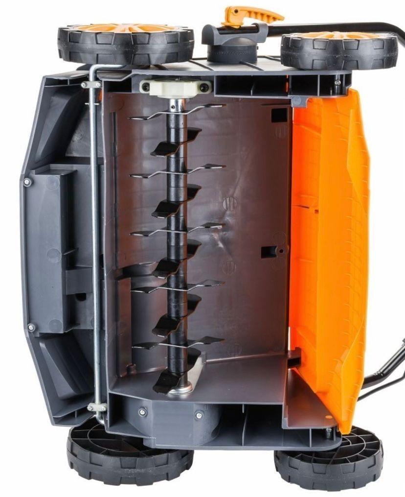 2600W Elektro Vertikutierer Rasenlüfter Fangkorb 55L Walzen
