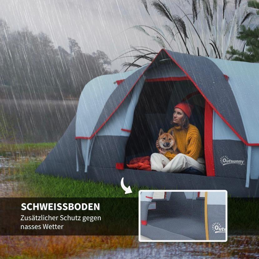 Campingzelt für 5–6 Personen – geräumig, wetterfest & ideal für Outdoor-Abenteuer