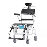 Toiletten- & Duschrollstuhl klappbar bis 136kg