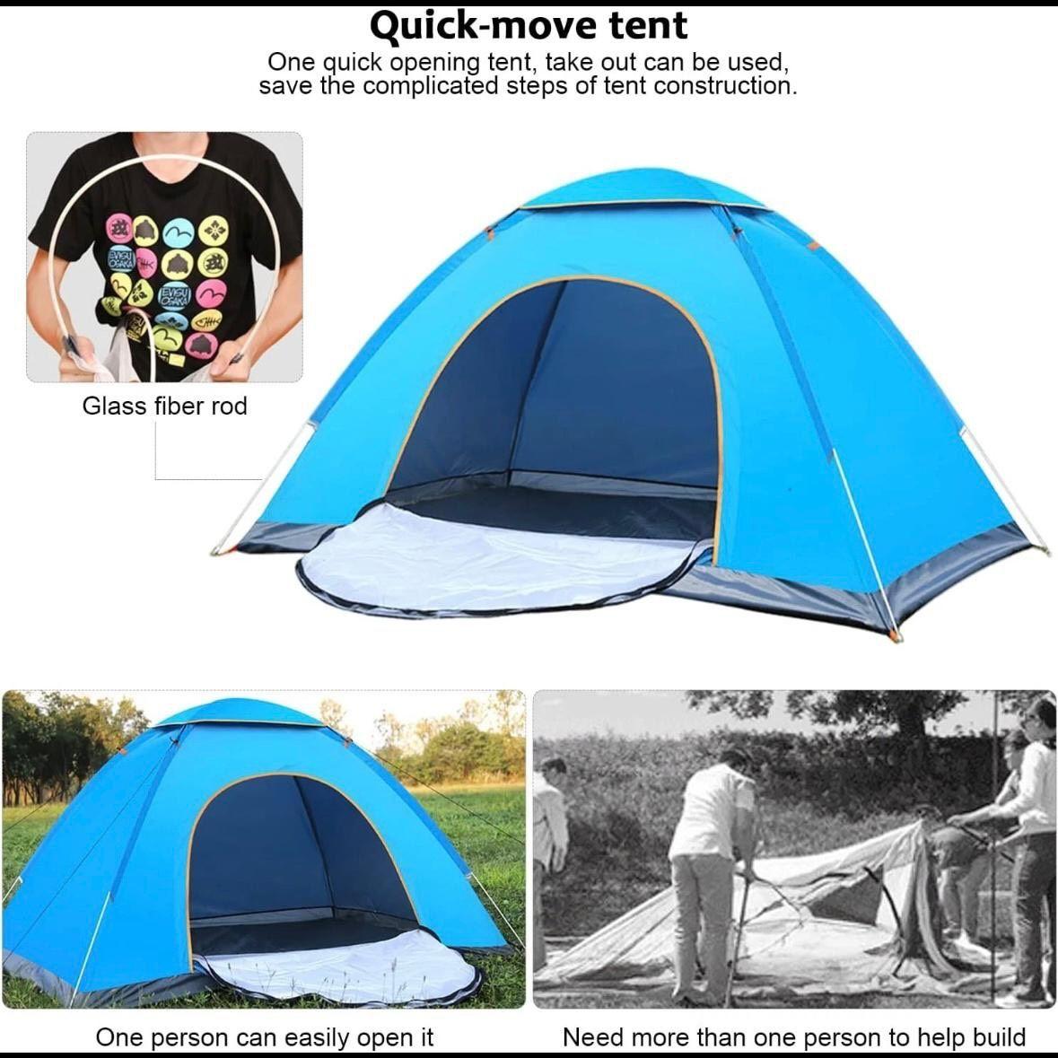 Pop-up Campingzelt Schnellaufbau 2–3 Personen