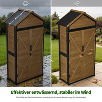 Gartenschrank Holz Geräteschrank Gerätehaus Werkzeugschrank