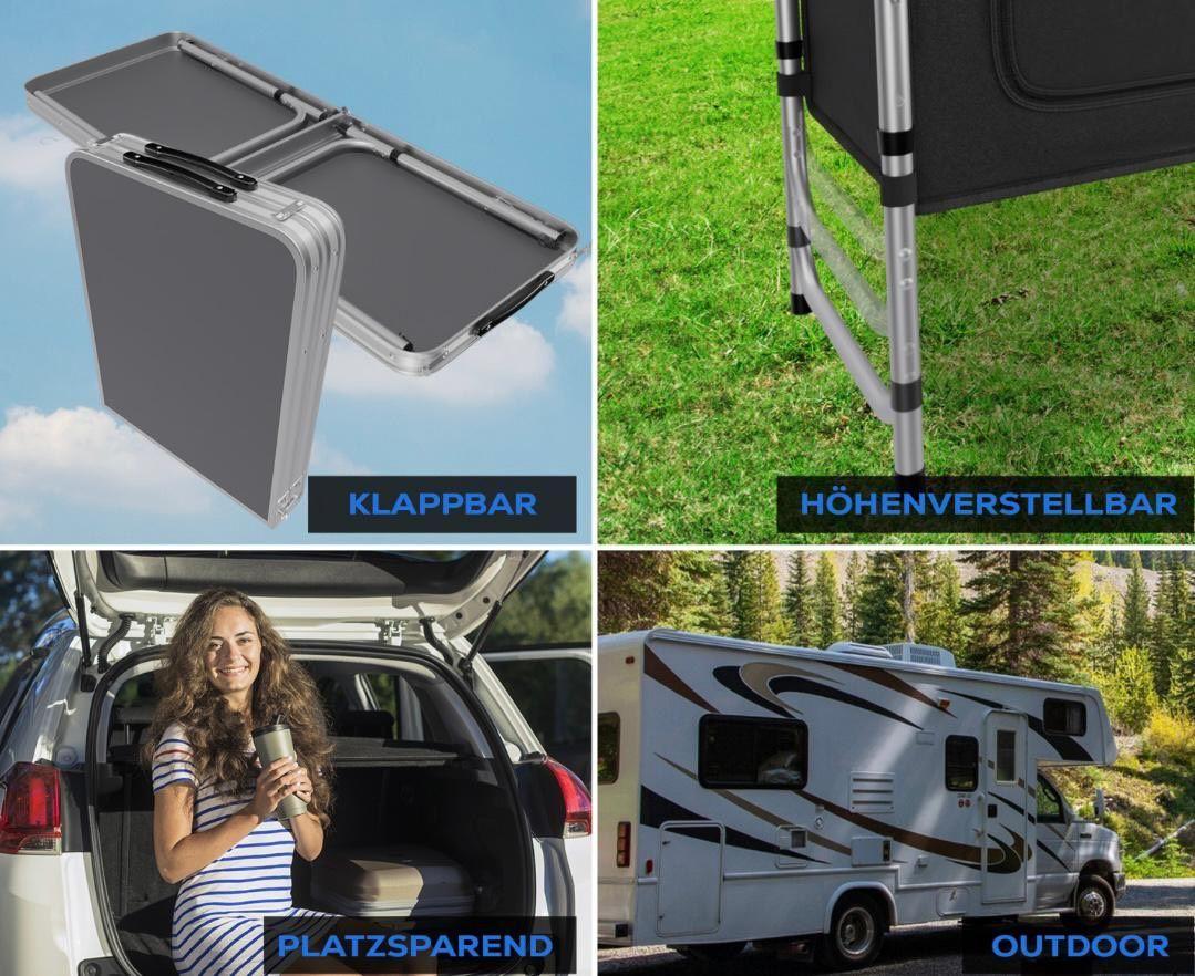Faltbare Campingküche kompakt & praktisch