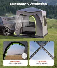 SUV Campingzelt – Heckzelt oder freistehend für 5–8 Personen