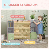 Kinderregal mit Boxen Rosa Spielzeugregal