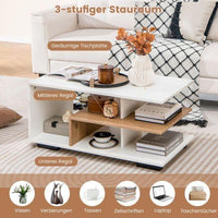 Couchtisch Holz 3 Ebenen