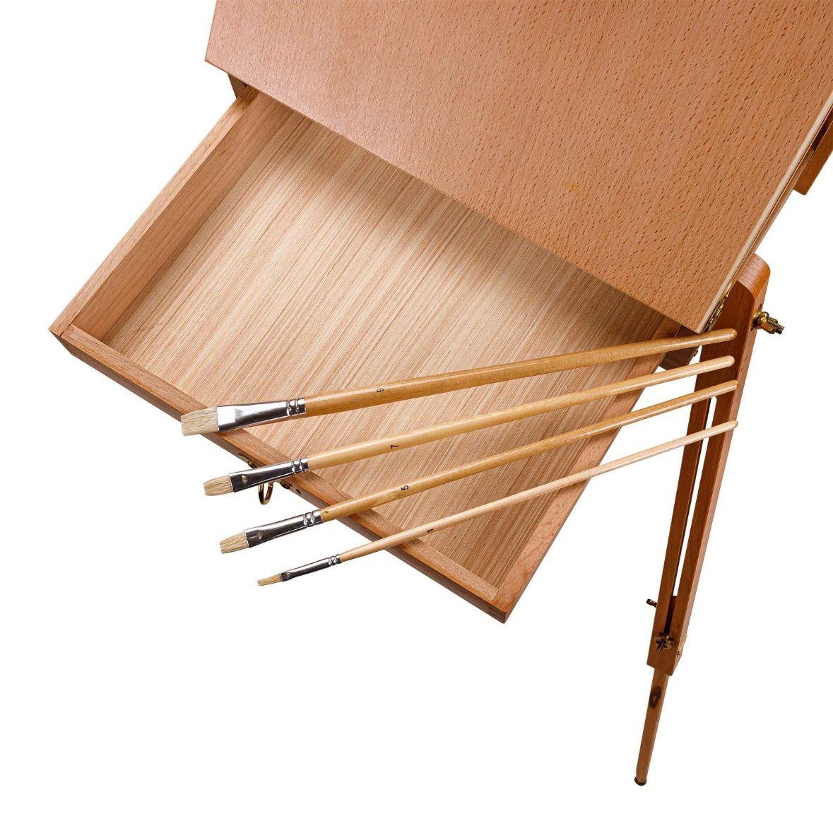 Feld-Staffelei Komplettset aus Holz