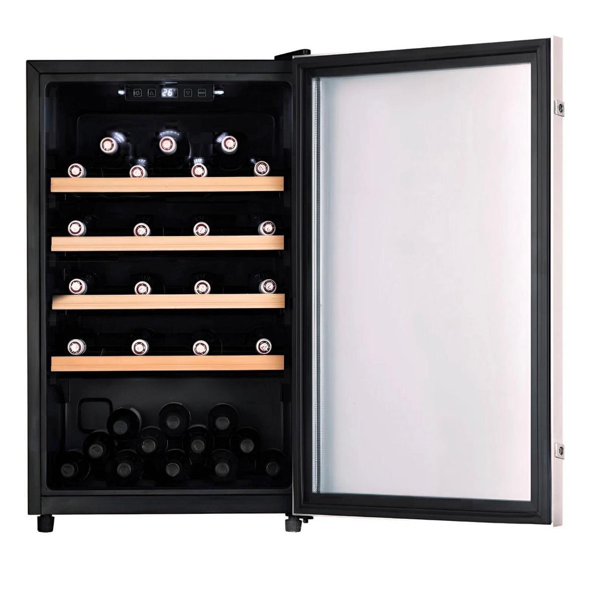 Weinkühlschrank 126L für bis zu 63 Flaschen LED