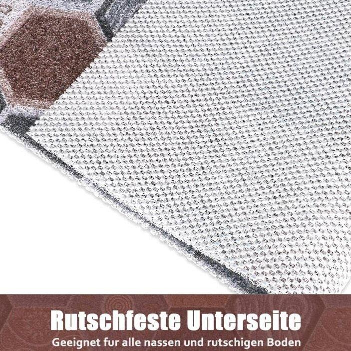 Rutschfeste PVC-Duschmatte 80×80cm Anti-Rutsch Badematte