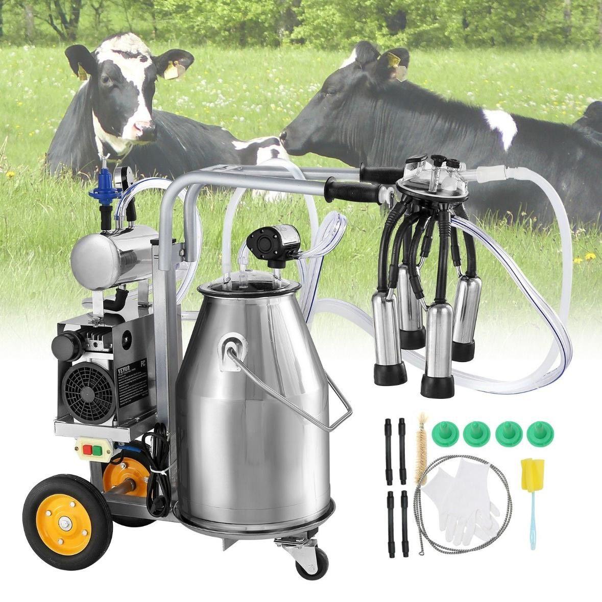 Elektrische Melkmaschine 25L Edelstahl