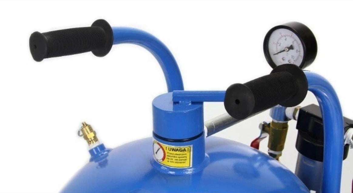 Siphon-Sandstrahler 38L mit Zubehör & 5 Düsen