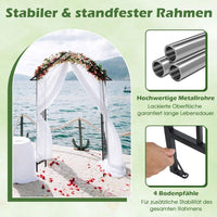 Rosenbogen Metall Rankhilfe Gartenbogen Torbogen Schwarz