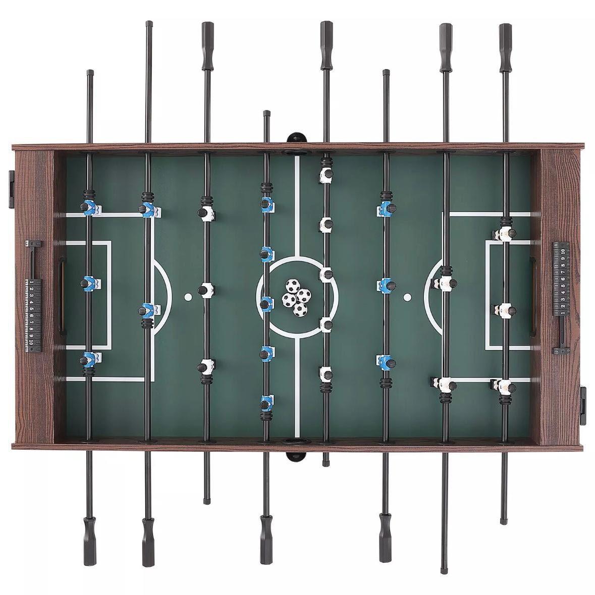Tischkicker 54 Zoll Kickertisch mit Getränkehaltern & Punktezähler