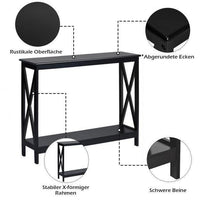 Konsolentisch Kommode Schwarz