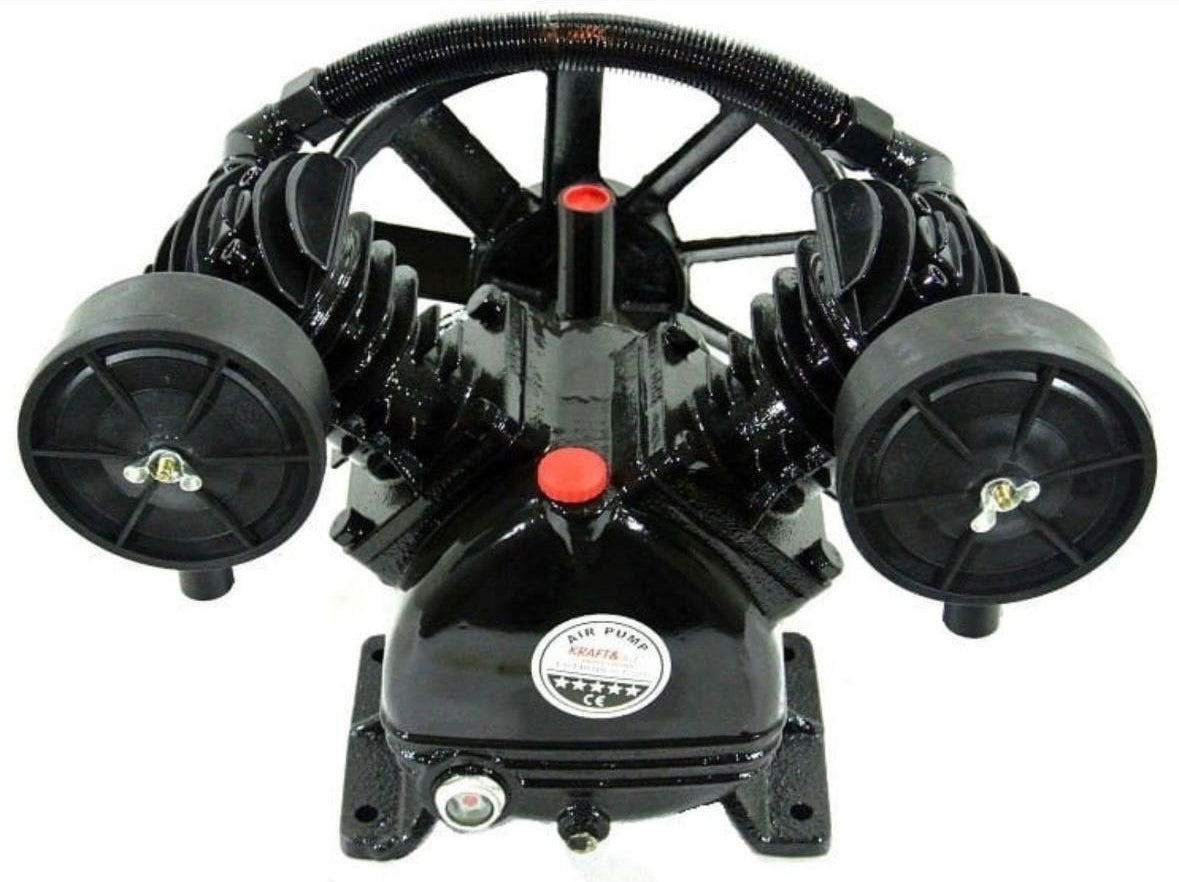 2-Zylinder Kompressorpumpe V-0.48/8 480l/min 8bar ölgeschmiert