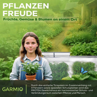 Mini Gewächshaus Frühbeet Aluminium Polycarbonat Balkon Garten