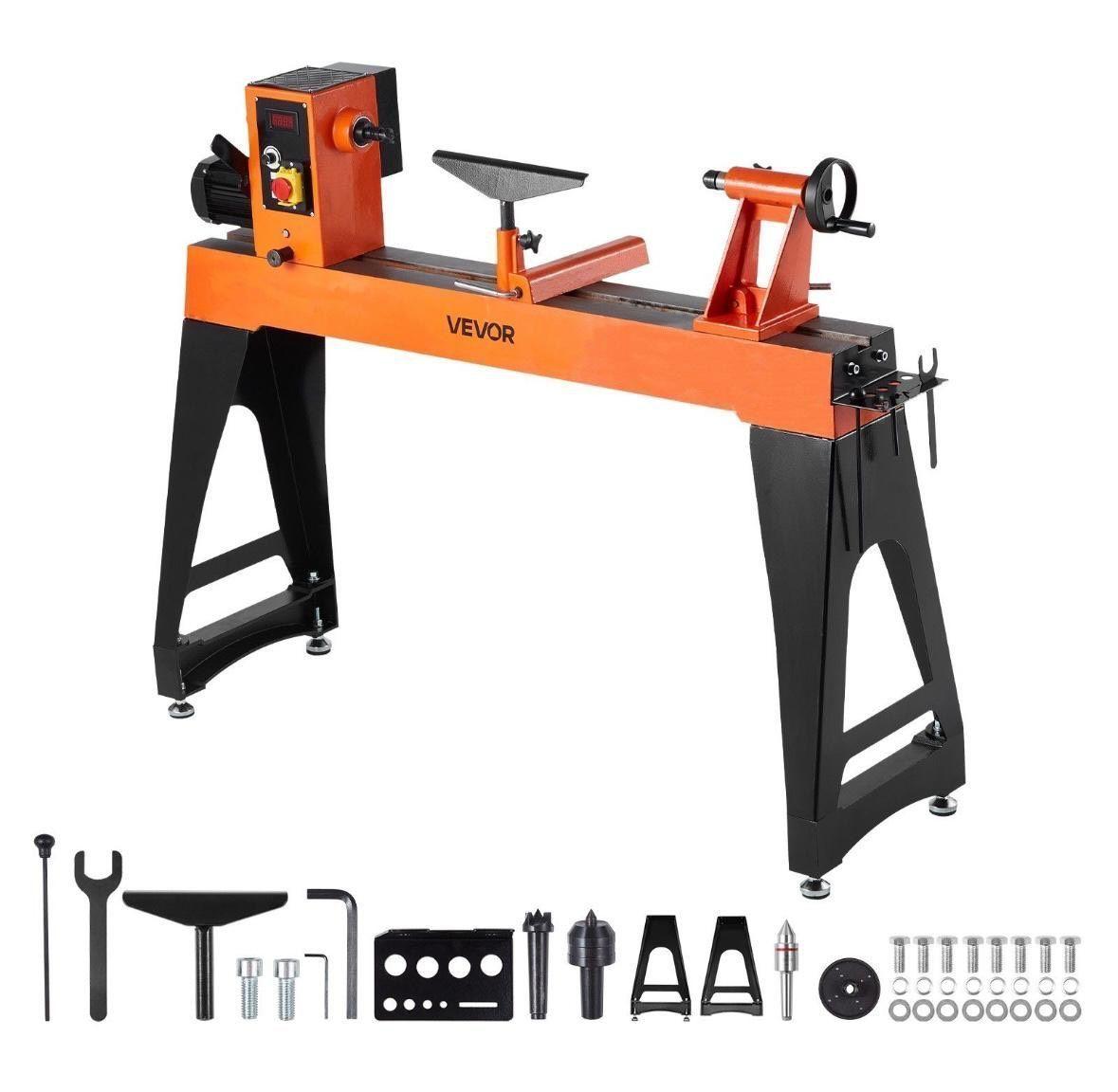 Holzdrehmaschine 1500W 3200Umin Drehmaschine Fräsen