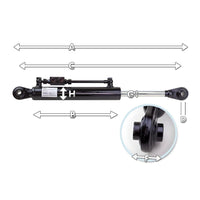 Hydraulischer Oberlenker Kat. I für Traktor mit Sperrblock