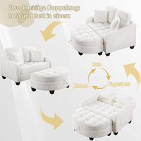 Modulares Schlafsofa 2in1 mit Schlaffunktion Beige