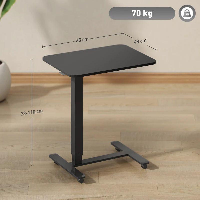 Laptoptisch höhenverstellbar C Tisch Beistelltisch Rollen Stehpult