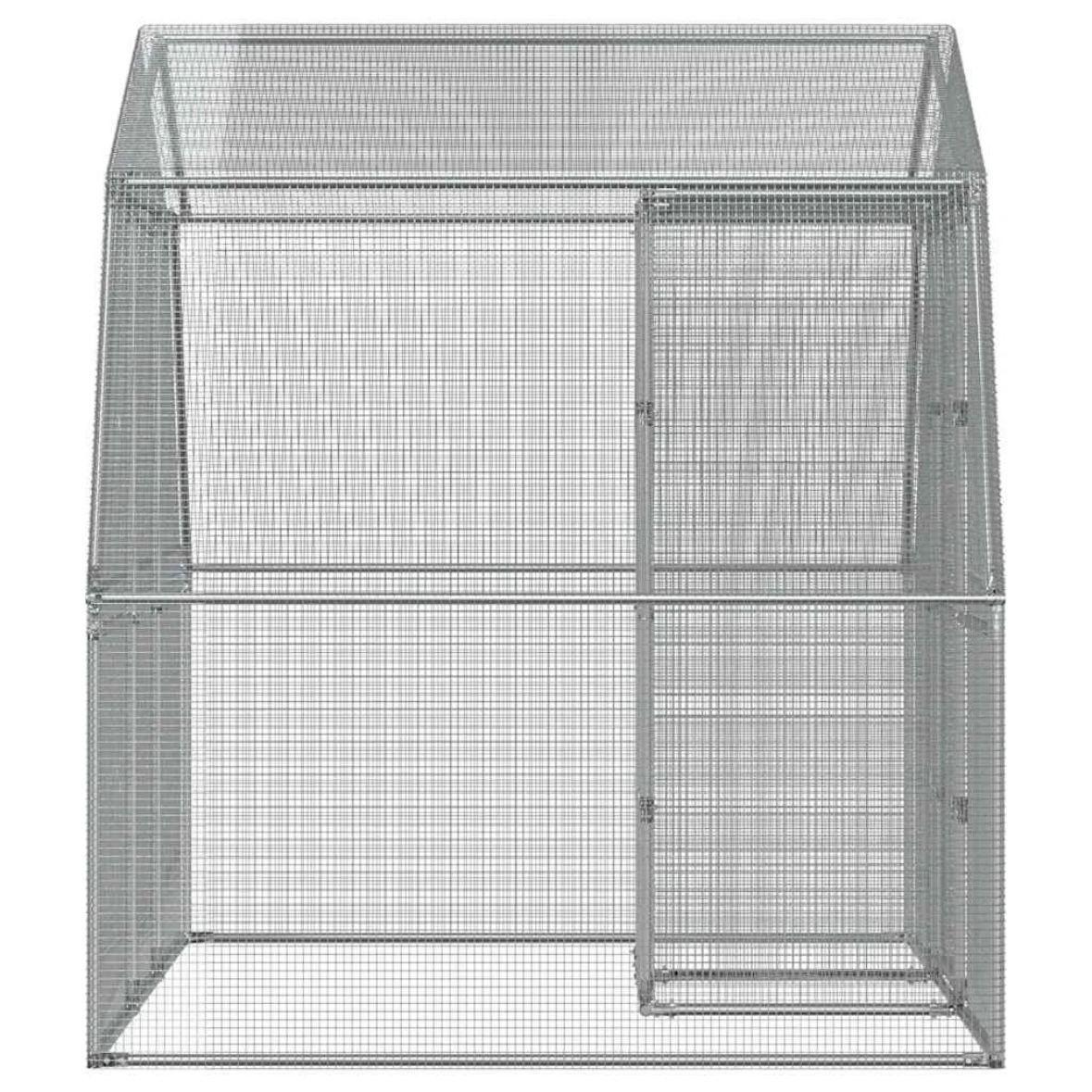 Vogelvoliere 285×195×230cm Voliere Vogelkäfig Käfig