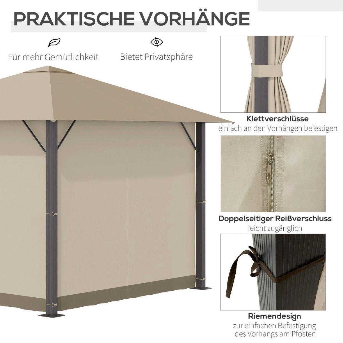 Gartenpavillon 3x3m