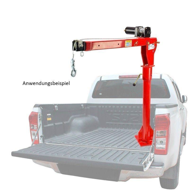 Fahrzeug Ladekran 300kg 12V Seilwinde 360°