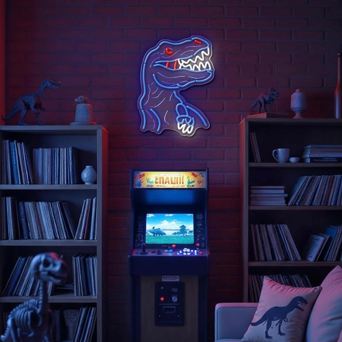 LED Neon Schild Dinosaurier