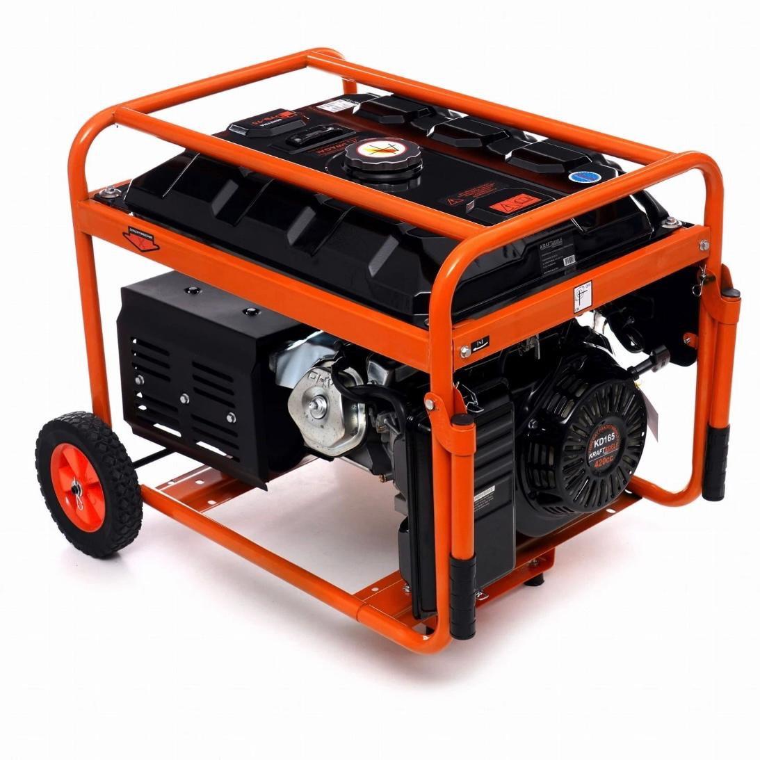 3-Phasen Stromerzeuger 5500W 380V/230V/12V Benzin Generator 15PS