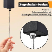 Moderne Wandleuchte mit Zugschalter rundes Design