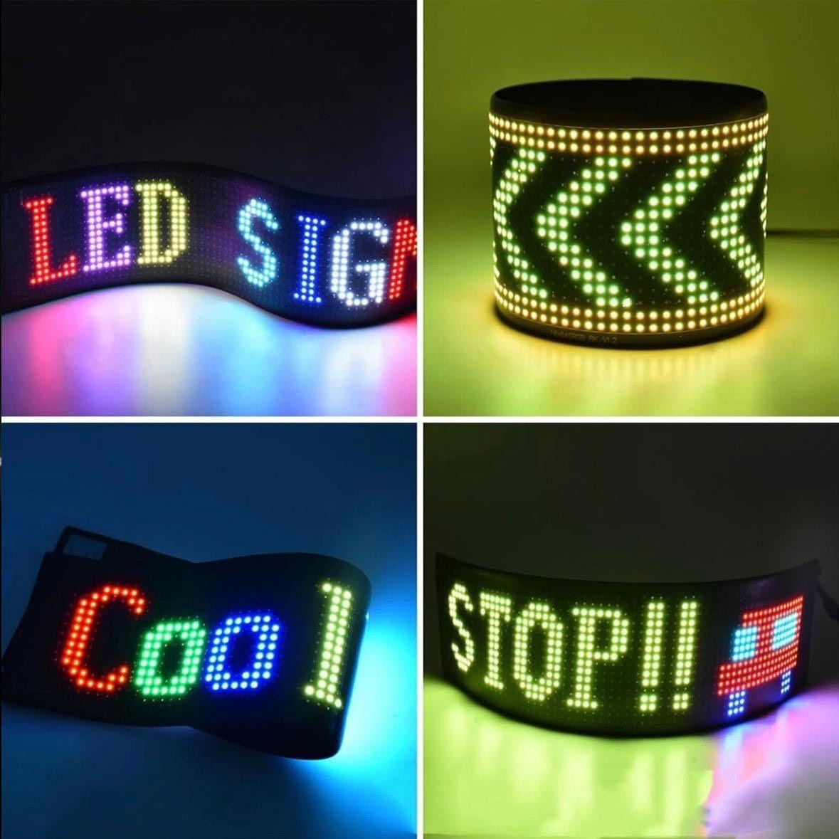 Flexibles LED-Matrix-Display für Fahrzeuge RGB & programmierbar