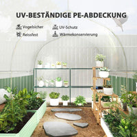 Foliengewächshaus 3×2×2 m Garten Gewächshaus