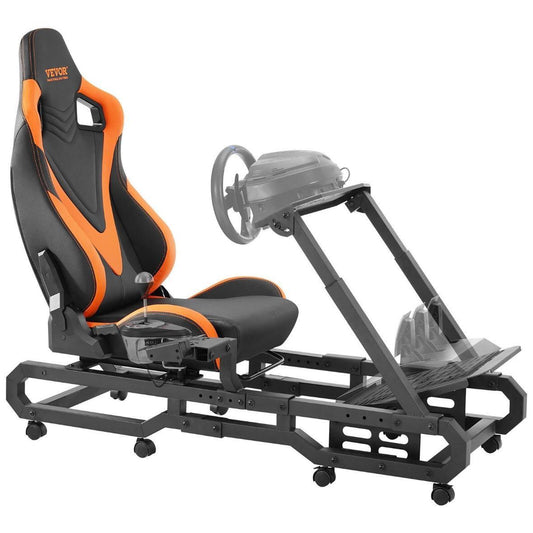 Racing Simulator Cockpit mit Sitz Lenkradständer verstellbar