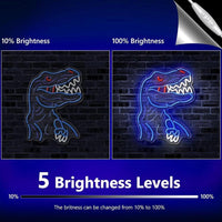LED Neon Schild Dinosaurier